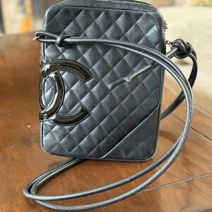 CHANEL Black Cambon Ligne Crossbody